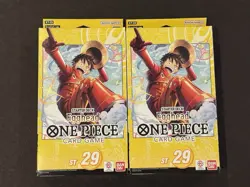 One Piece TCG: Egghead ENGLISH Starter Deck ST-29 SEALED NEW LOT OF 2 - Image 1