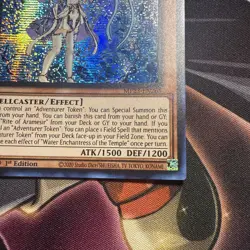 Yugioh Water Enchantress of the Temple Prismatic Secret Rare MP23-EN265 1st NM - Image 5