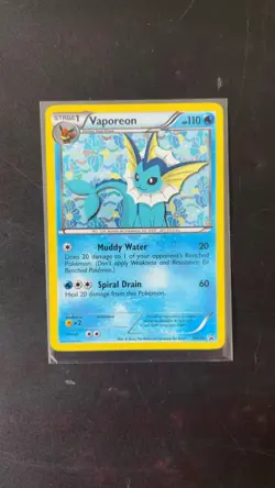 Vaporeon BW89 Black & White Holo Promo [LP/ Excellent] Pokemon Promo - Image 1
