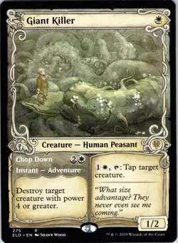 Giant Killer (Showcase) 275 Rare Throne of Eldraine Magic: The Gathering NM - Image 1
