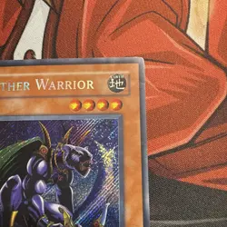 Vintage Yugioh Panther Warrior CT2-EN006 Limited Edition Secret Rare Card HP - Image 3