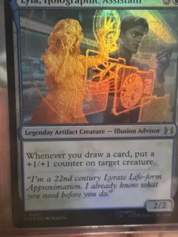 Lyla, Holographic Assistant Marvel's Spider-Man: Eternal-Legal Foil MTG - Image 1