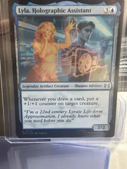 Lyla, Holographic Assistant Marvel's Spider-Man: Eternal-Legal Foil MTG - Image 3