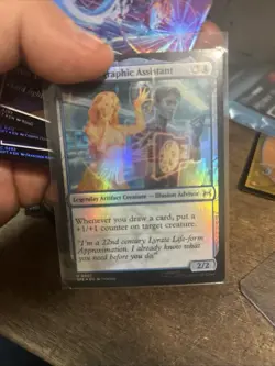 Lyla, Holographic Assistant Marvel's Spider-Man: Eternal-Legal Foil MTG - Image 5