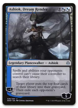 Ashiok, Dream Render #228 (LP) War of the Spark WAR Magic MTG - Image 1