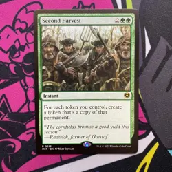 Second Harvest 213 Rare Innistrad Remastered Magic: The Gathering Near Mint - Image 1