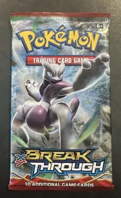 XY BREAKthrough Booster Pack Factory Sealed Pokemon TCG - Image 1