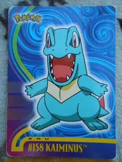 KAIMINUS #158 - TOPPS TV ANIMATION EDITION 2001 - POKEMON - TRES BON ETAT - Image 1