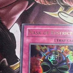 Yugioh Mask Of Restrict LON-018 Ultra Rare 1st Ed LP - Image 2