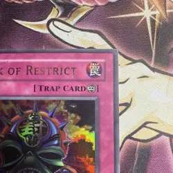 Yugioh Mask Of Restrict LON-018 Ultra Rare 1st Ed LP - Image 3