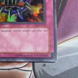 Yugioh Mask Of Restrict LON-018 Ultra Rare 1st Ed LP - Image 5