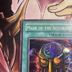 | Yugioh Mask of the Accursed LON-019 Super Rare Labyrinth Of Nightmare NM/VLP | - Image 2