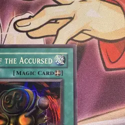 | Yugioh Mask of the Accursed LON-019 Super Rare Labyrinth Of Nightmare NM/VLP | - Image 3