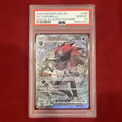 2026 Pokemon ASC EN N’s Zoroark ex #286 Special Illustration Rare PSA 10 - Image 2