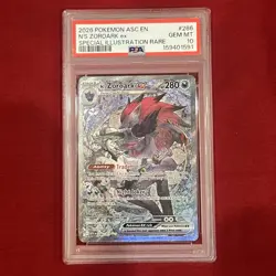 2026 Pokemon ASC EN N’s Zoroark ex #286 Special Illustration Rare PSA 10 - Image 5