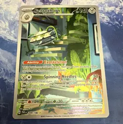 The Pokemon Company Ferrothorn 209/182 SV04 Paradox Rift IR Holo ENG HP 140 - Image 1