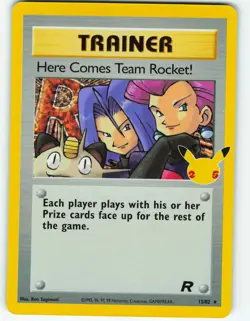 Here Comes Team Rocket! - Holo - 15/82 Celebrations - Pokemon TCG - 1999 - Image 1