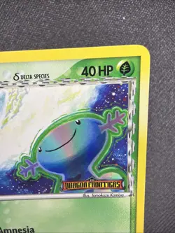 Wooper Delta Species 71/101 Dragon Frontiers Reverse Holo Stamp Pokemon Card LP - Image 3
