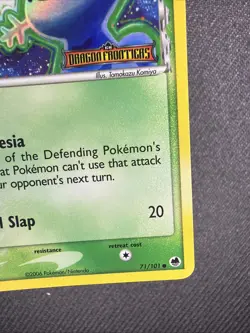 Wooper Delta Species 71/101 Dragon Frontiers Reverse Holo Stamp Pokemon Card LP - Image 4