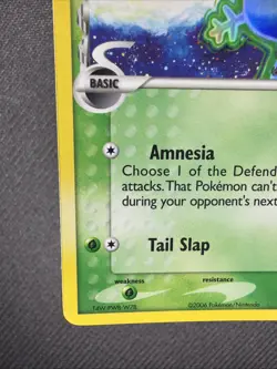 Wooper Delta Species 71/101 Dragon Frontiers Reverse Holo Stamp Pokemon Card LP - Image 5