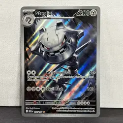 Steelix 150/132 Mega Evolution Pokemon TCG Card Near Mint Condition - Image 1