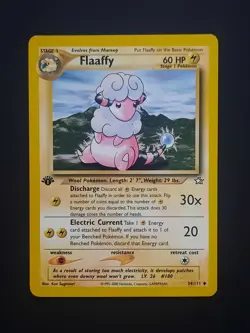 Pokemon Flaaffy Neo Genesis First Edition [Lightly Played] 34/111 - Image 1