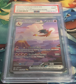 2023 POKEMON MEW EN-151 #199 CHARIZARD ex SPECIAL ILLUSTRATION RARE PSA 9 - Image 3