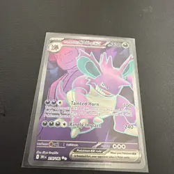 Team Rocket's Nidoking ex 216/182 Ultra Rare Pokemon Destined Rivals NM - Image 1