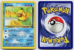 PSYDUCK 53/62 COMMON FOSSIL POKEMON UNLIMITED LP - Image 3