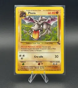 Wizards of the Coast Pokemon TCG Ptera 1/62 Fossil Rare French Unlimited 1999 - Image 1