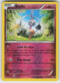 Klefki Reverse Holo Rare XY - Roaring Skies 48/108 Pokemon - Image 1