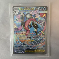 Mega Greninja EX 116/086 Evolutions Secret Rare Full Art Holo 350 HP English - Image 1