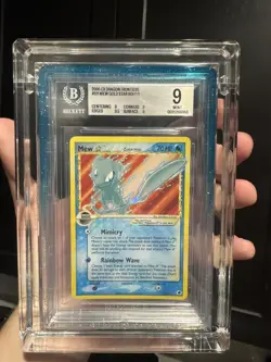 Pokemon Mew Gold Star #101 BGS 9 with Subs Dragon Frontiers Holo Rare NEW CERT - Image 1