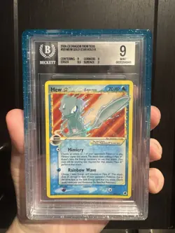 Pokemon Mew Gold Star #101 BGS 9 with Subs Dragon Frontiers Holo Rare NEW CERT - Image 3