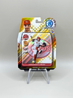 2024 Bowman Draft - Chase Burns #BIA-2 In Action Gold Refractor Die-Cut /50 - Image 1