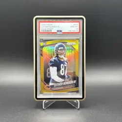 2025 Panini Prizm True Gold /10 Luther Burden III RC Gem Mint PSA 10 Bears - Image 1