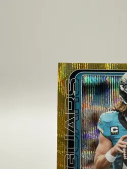 2025 Topps Chrome Trevor Lawrence Gold Wave Refractor /50 #138 Jags - Image 3