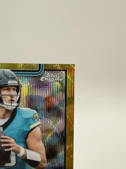 2025 Topps Chrome Trevor Lawrence Gold Wave Refractor /50 #138 Jags - Image 4