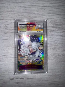 One Piece TCG OP05-119 Monkey D. Luffy Gear 5 SEC Alt Art English - Ace 10 - Image 1
