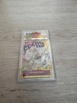 One Piece TCG OP05-119 Monkey D. Luffy Gear 5 SEC Alt Art English - Ace 10 - Image 3