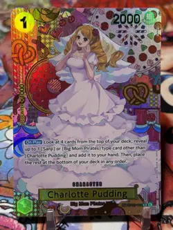 CHARLOTTE PUDDING - One Piece OP03-112 - SP Special Rare R - Two Legends - Image 1