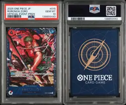 PSA 10 Zoro ST21-015 Flagship Battle 2025 Top 8 Prize ONE PIECE Card Japanese - Image 3