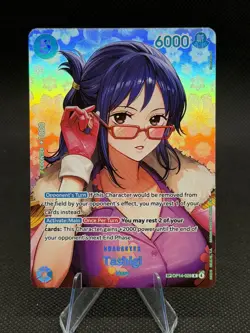 Tashigi (SP) OP14-029 The Time of Battle Foil Looks Pristine - Image 1