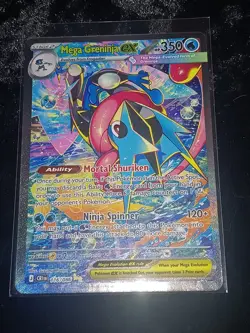 Pokemon Chaos Rising MEGA GRENINJA EX SIR 116/086 Special Illustration Rare Mint - Image 3