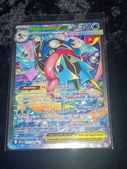 Pokemon Chaos Rising MEGA GRENINJA EX SIR 116/086 Special Illustration Rare Mint - Image 4