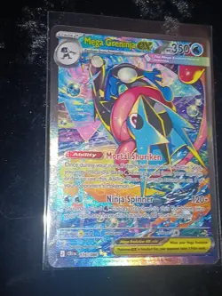 Pokemon Chaos Rising MEGA GRENINJA EX SIR 116/086 Special Illustration Rare Mint - Image 5