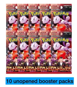 Pokemon The Glory of Team Rocket sv10 Booster Box Japanese #& - Image 3