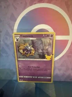 Cosmoem 014/025 Holo Rare Pokemon Card SWSH Celebrations TCG Card NM 2021 - Image 1