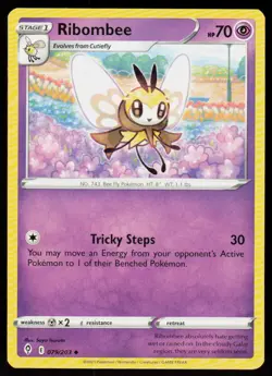 Ribombee 079/203 Uncommon Evolving Skies Pokemon Near Mint - Image 1