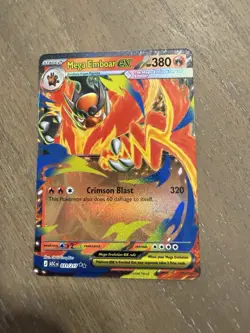 Mega Emboar ex 031/217 Ascended Heroes NM Double Rare Holo Pokemon TCG - Image 1
